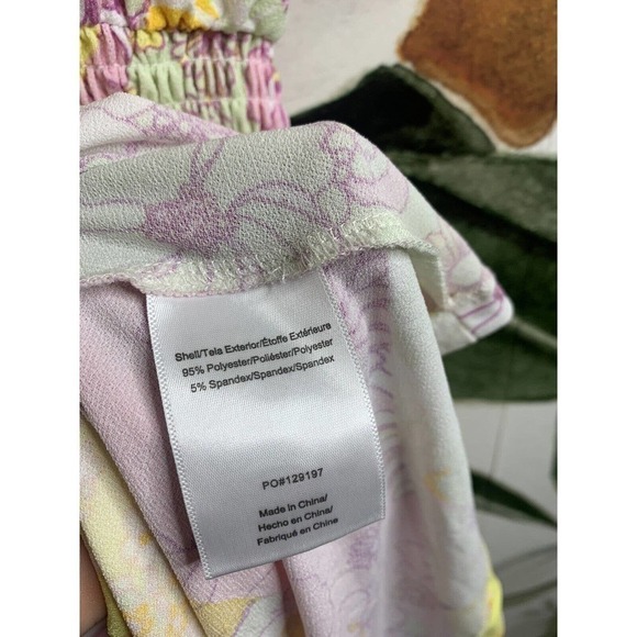 Modcloth Medium Floral Surplice Short Sleeve Dress - Picture 5 of 7